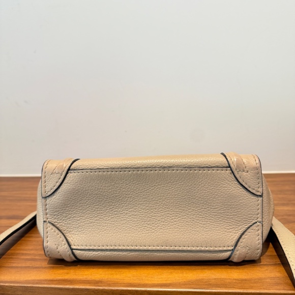 Celine Nano Phantom luggage tote in Beige - Picture 8 of 11